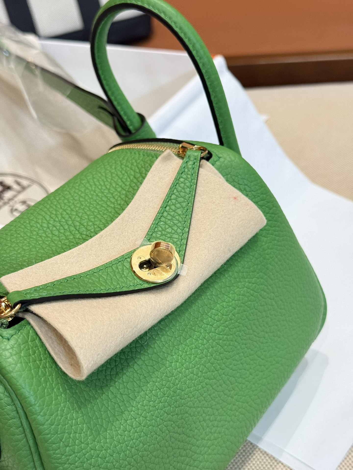 Hermes Lindy Green shoulder everyday
