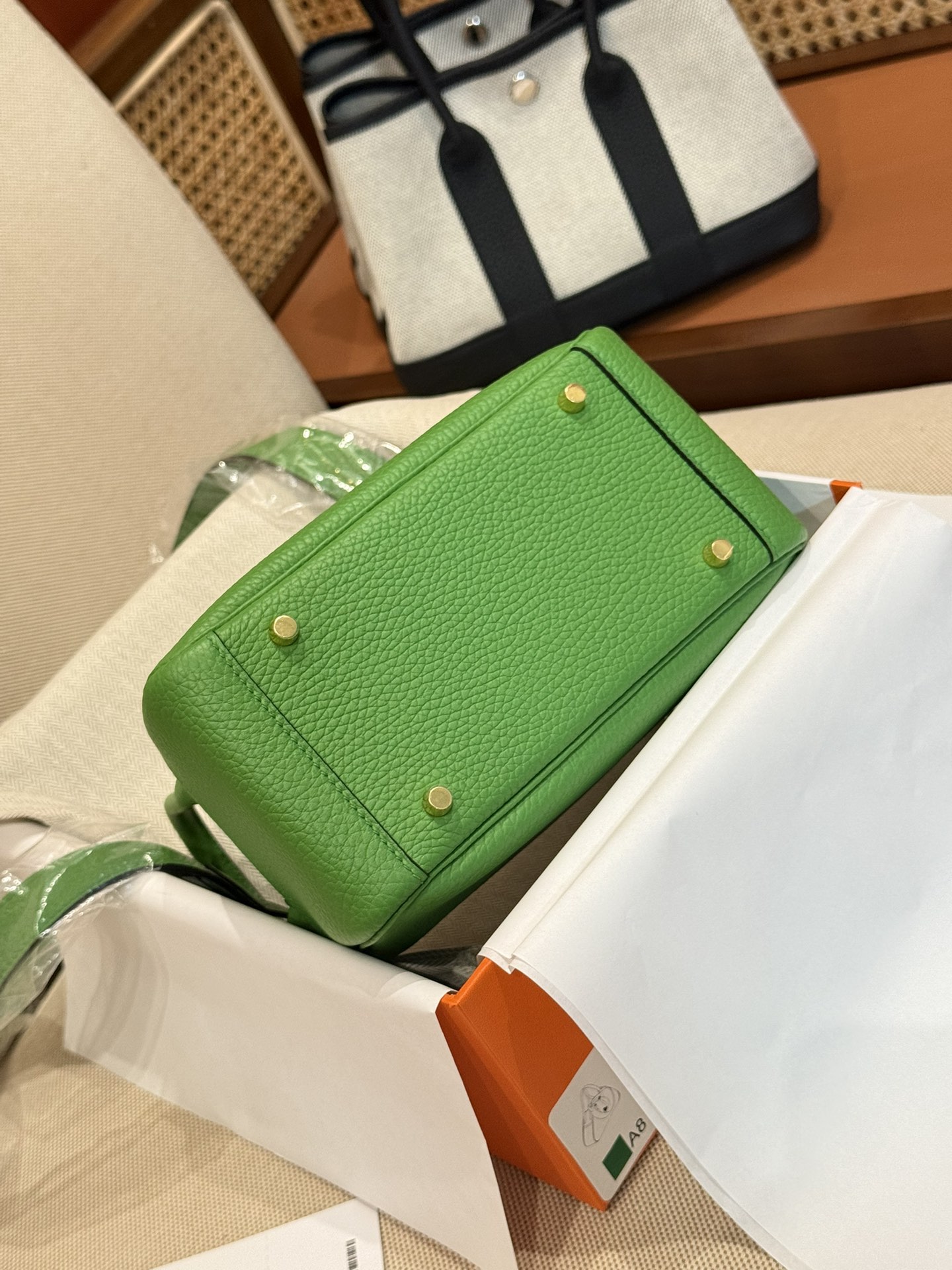 Hermes Lindy Green shoulder everyday