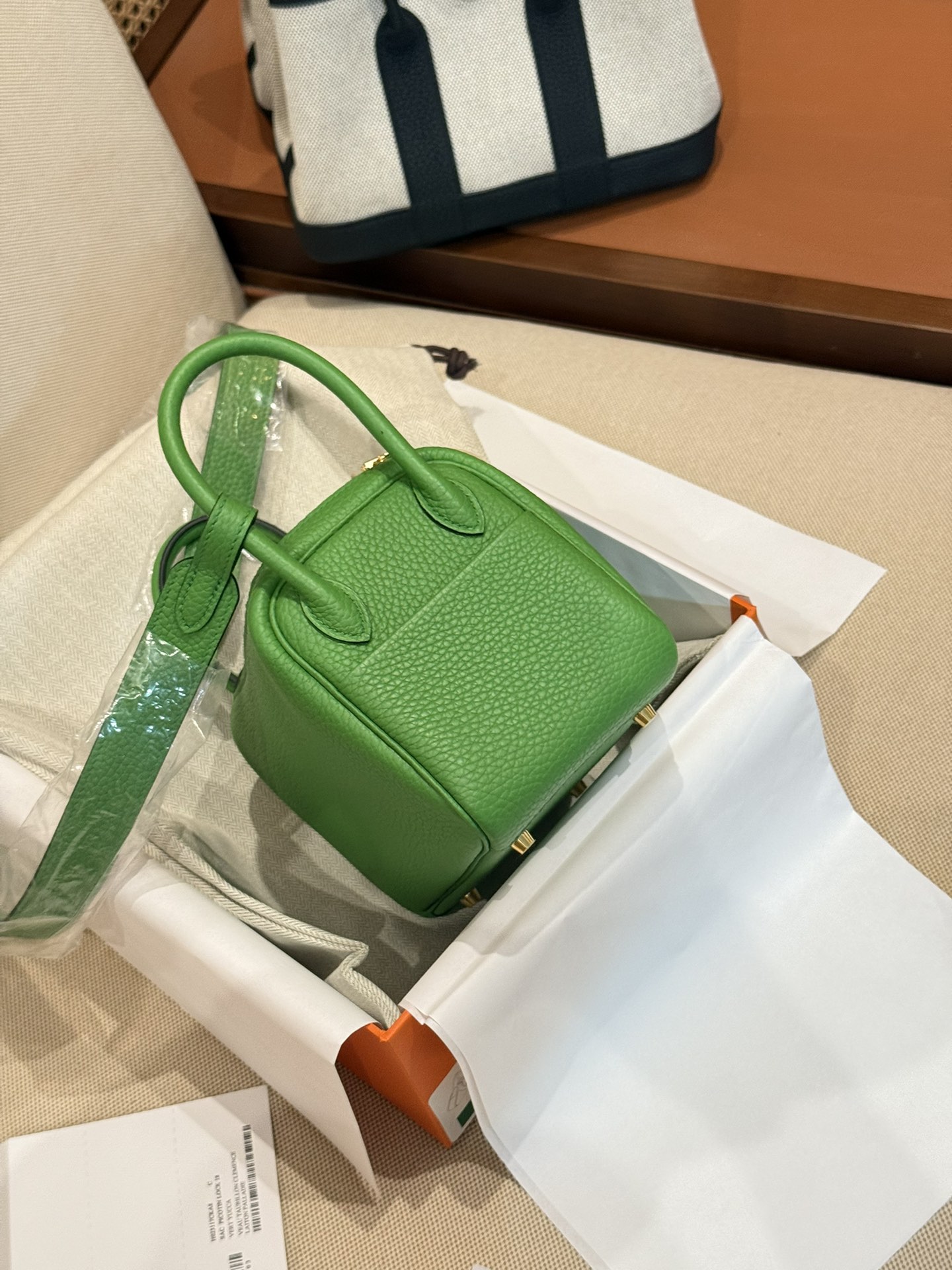 Hermes Lindy Green shoulder everyday