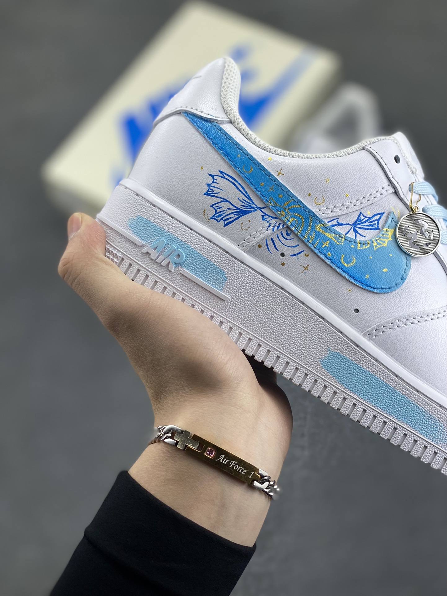 图片[6]-NIke Air Force 1 \’07 Low 空军一号 低帮 运动鞋 休闲鞋 折边针车 工艺难度大 原楦头原纸板 原装鞋盒 定制五金配件 内置全掌气垫 原厂鞋底 货号：LT0602-002 尺码：36 36.5 37.5 38 38.5 39 40 40.5 41 42 42.5 43 44 44.5 45-选品中心