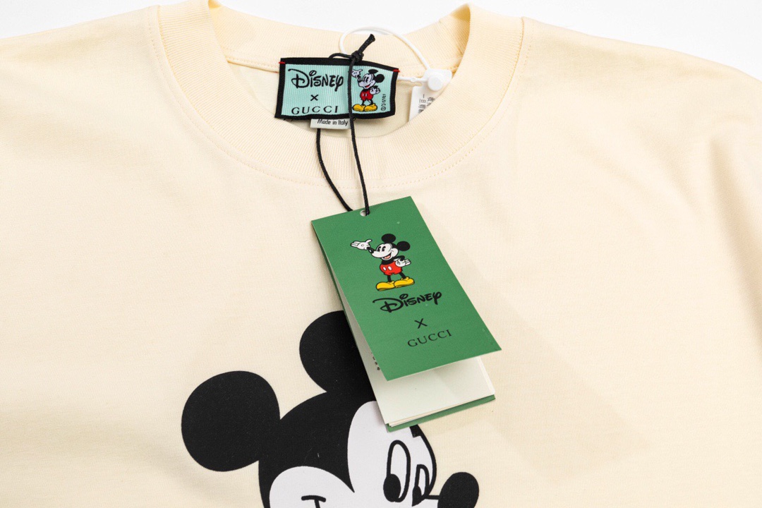 古驰/Gucci 夏季新款 Gucci × Disney 米奇印花圆领短袖T恤
