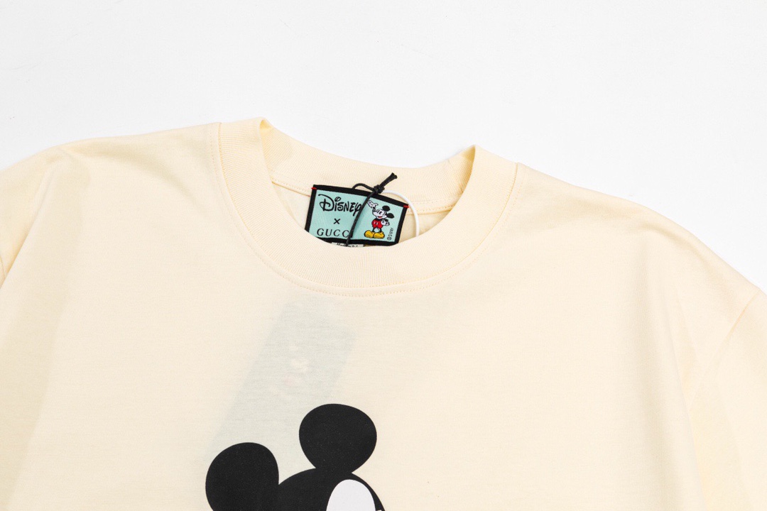 古驰/Gucci 夏季新款 Gucci × Disney 米奇印花圆领短袖T恤