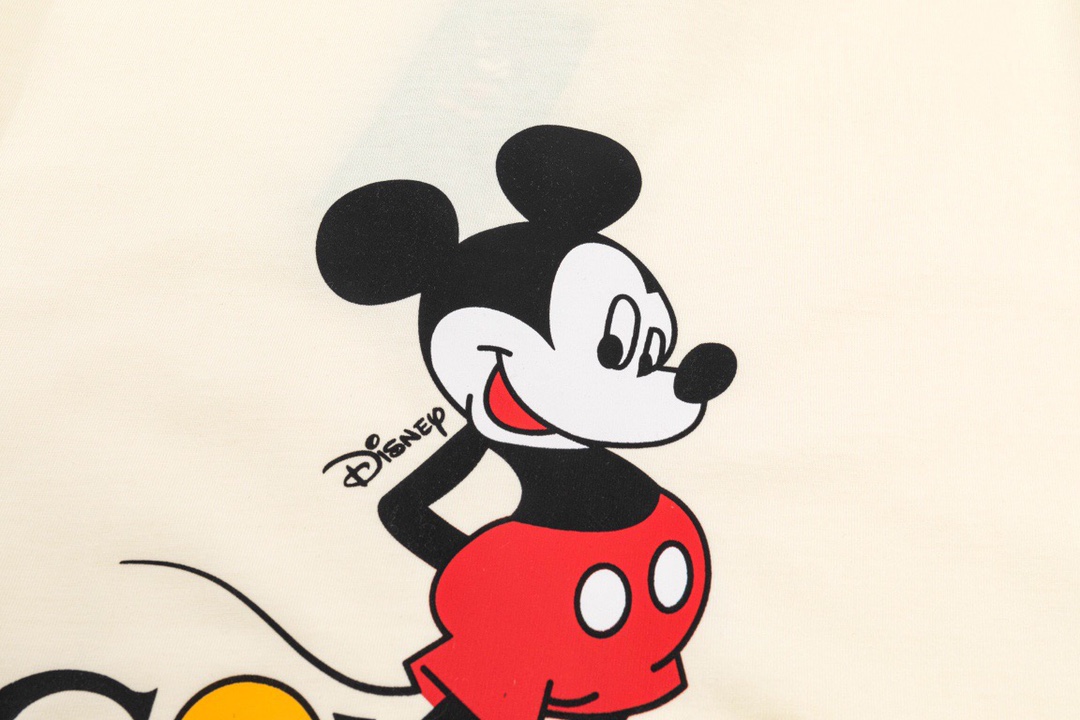 古驰/Gucci 夏季新款 Gucci × Disney 米奇印花圆领短袖T恤
