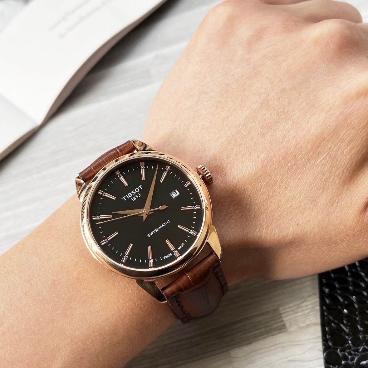Luxury Blanche 1155 Wristwatch: Gold Steel, Mechanical Core, Sapphire Glass, High Tastes - 图片 2