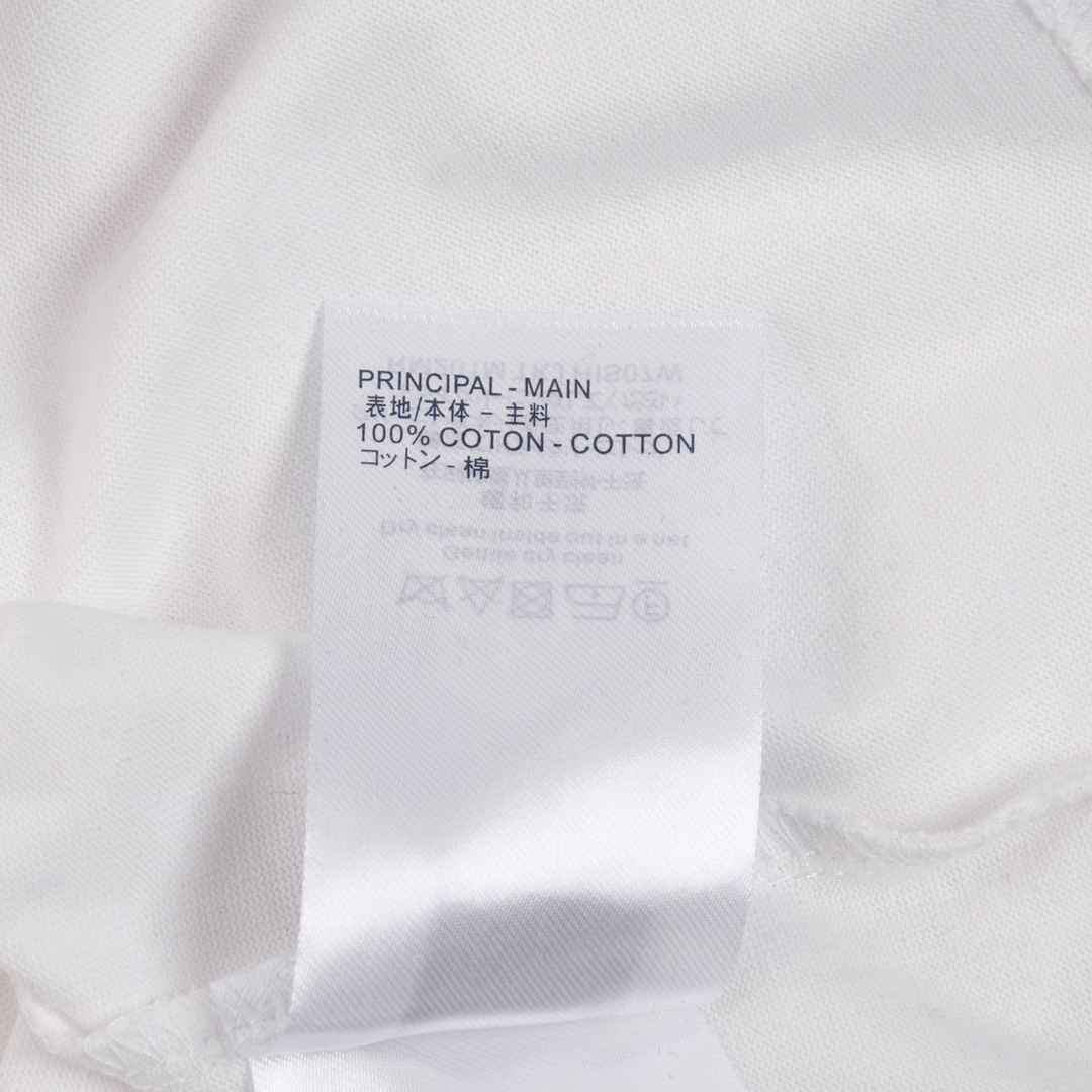 路易威登/Louis Vuitton 夏季新款 前后立体字母刺绣圆领短袖T恤