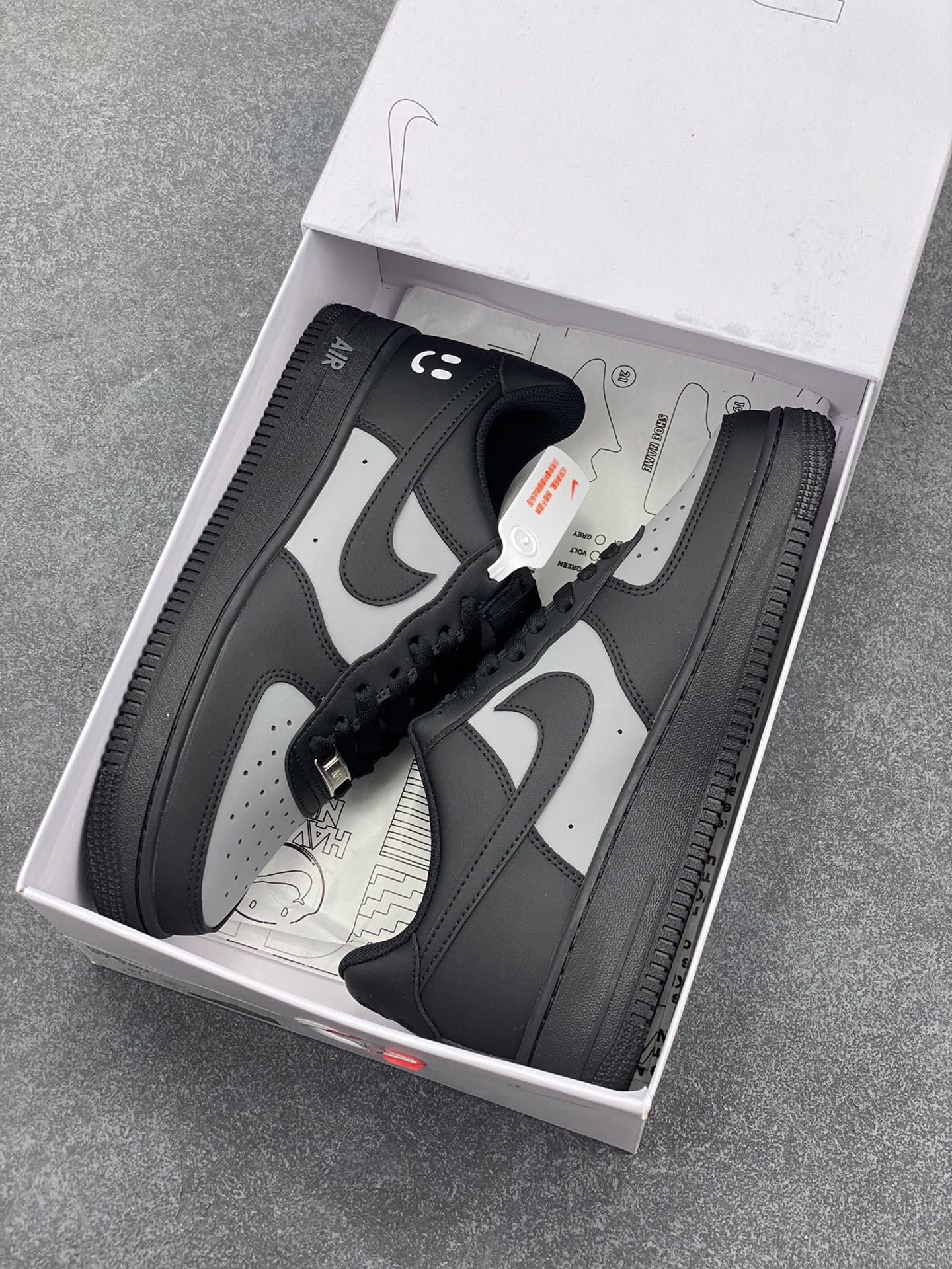 图片[9]-NK Air Force 1‘07 Low 定制款抽屉盒 空军一号低帮休闲板鞋 定制皮料 原楦原纸板 纯正版型 高清洁度 内置全掌气垫 货号：CW2288-111 尺码：36 36.5 37.5 38 38.5 39 40 40.5 41 42 42.5 43 44 44.5 45-选品中心