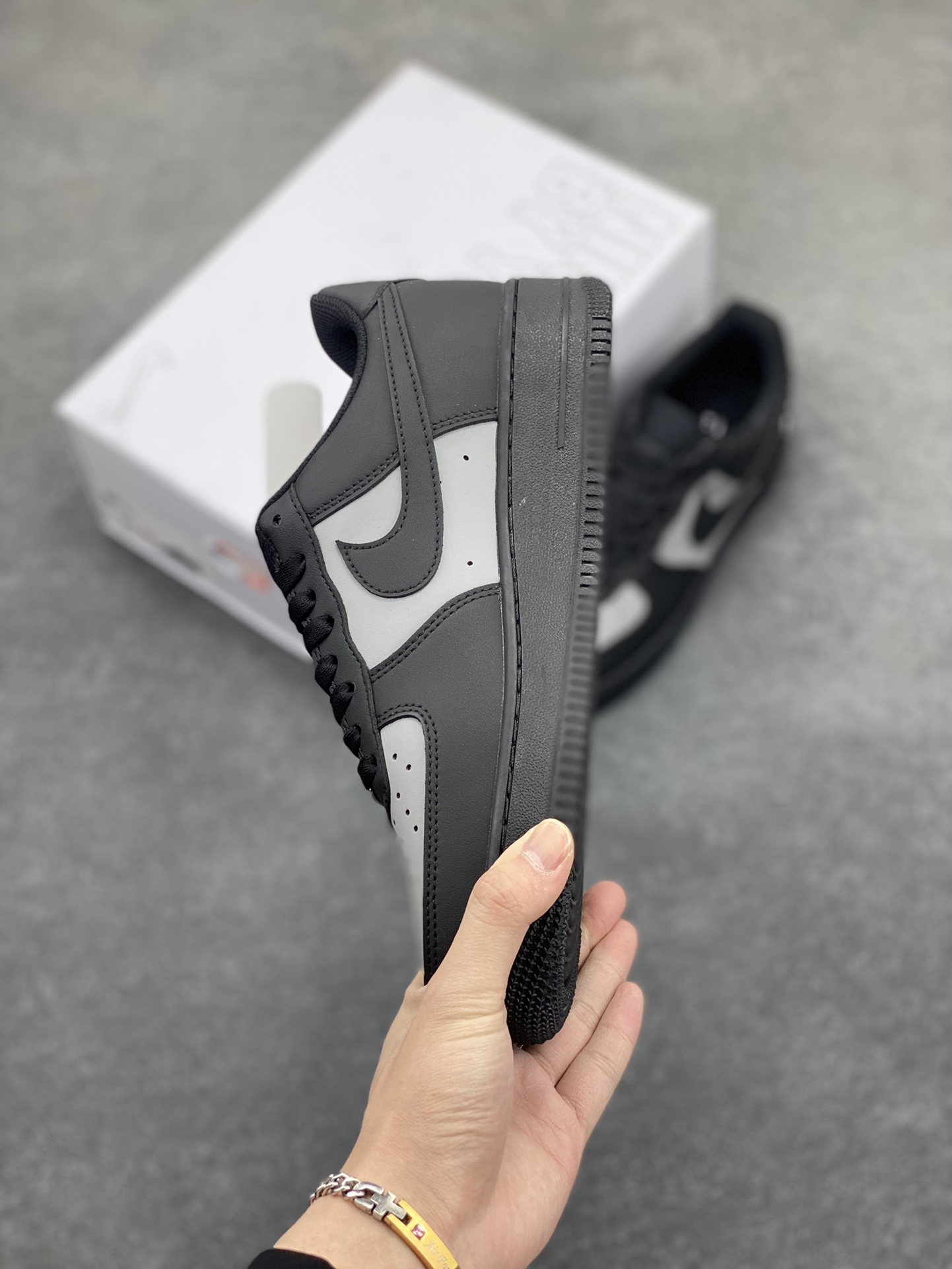 图片[3]-NK Air Force 1‘07 Low 定制款抽屉盒 空军一号低帮休闲板鞋 定制皮料 原楦原纸板 纯正版型 高清洁度 内置全掌气垫 货号：CW2288-111 尺码：36 36.5 37.5 38 38.5 39 40 40.5 41 42 42.5 43 44 44.5 45-选品中心