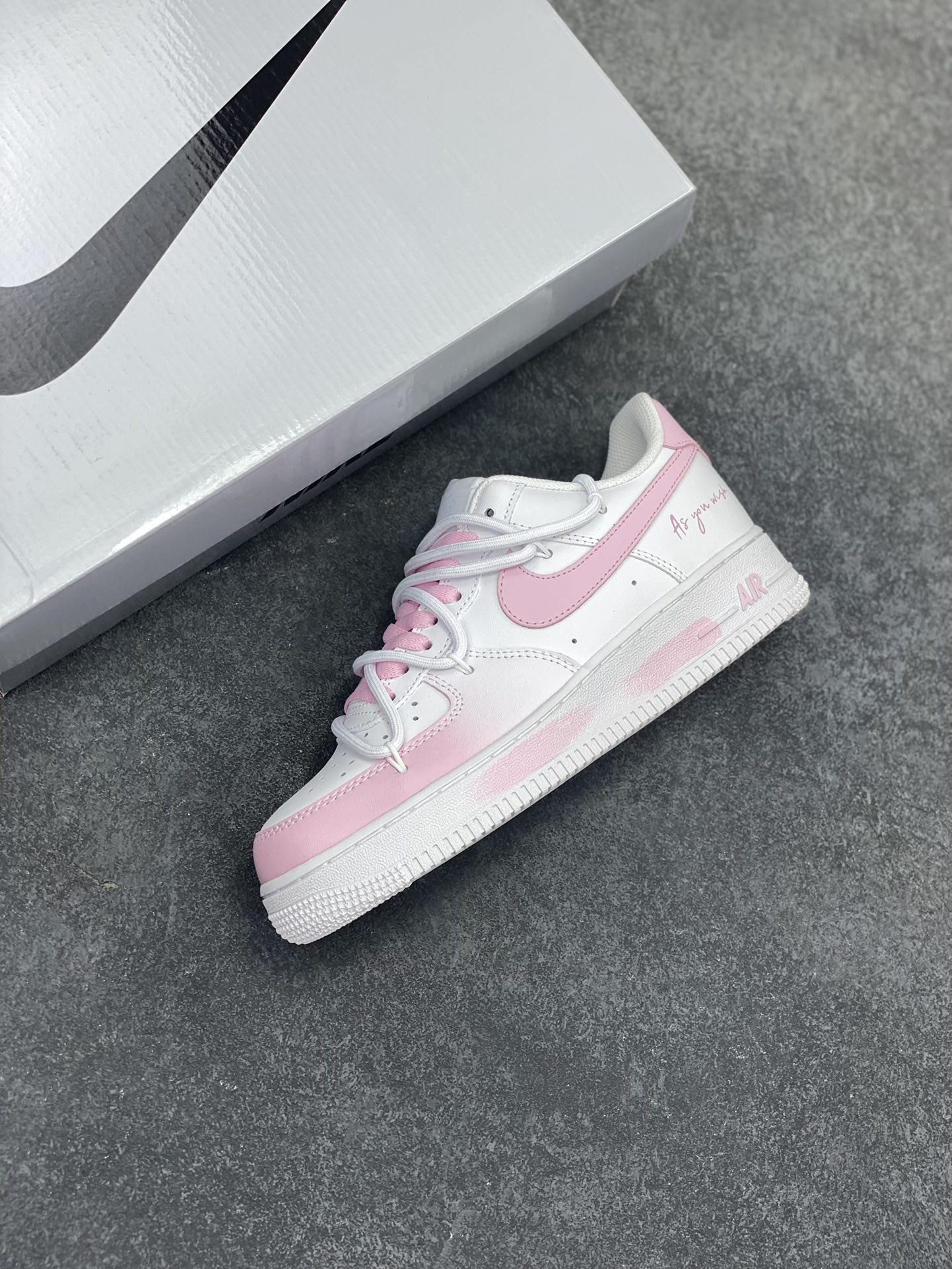图片[7]-Nike Air Force 1 Low’07 海桃潮汐 空军一号绑带低帮休闲板鞋 定制皮料 定制鞋盒 配件齐全 原楦原纸板 纯正空军版型 内置全掌气垫 货号：CQ2288-802 尺码：36 36.5 37.5 38 38.5 39 40 40.5 41 42 42.5 43 44 44.5 45-选品中心