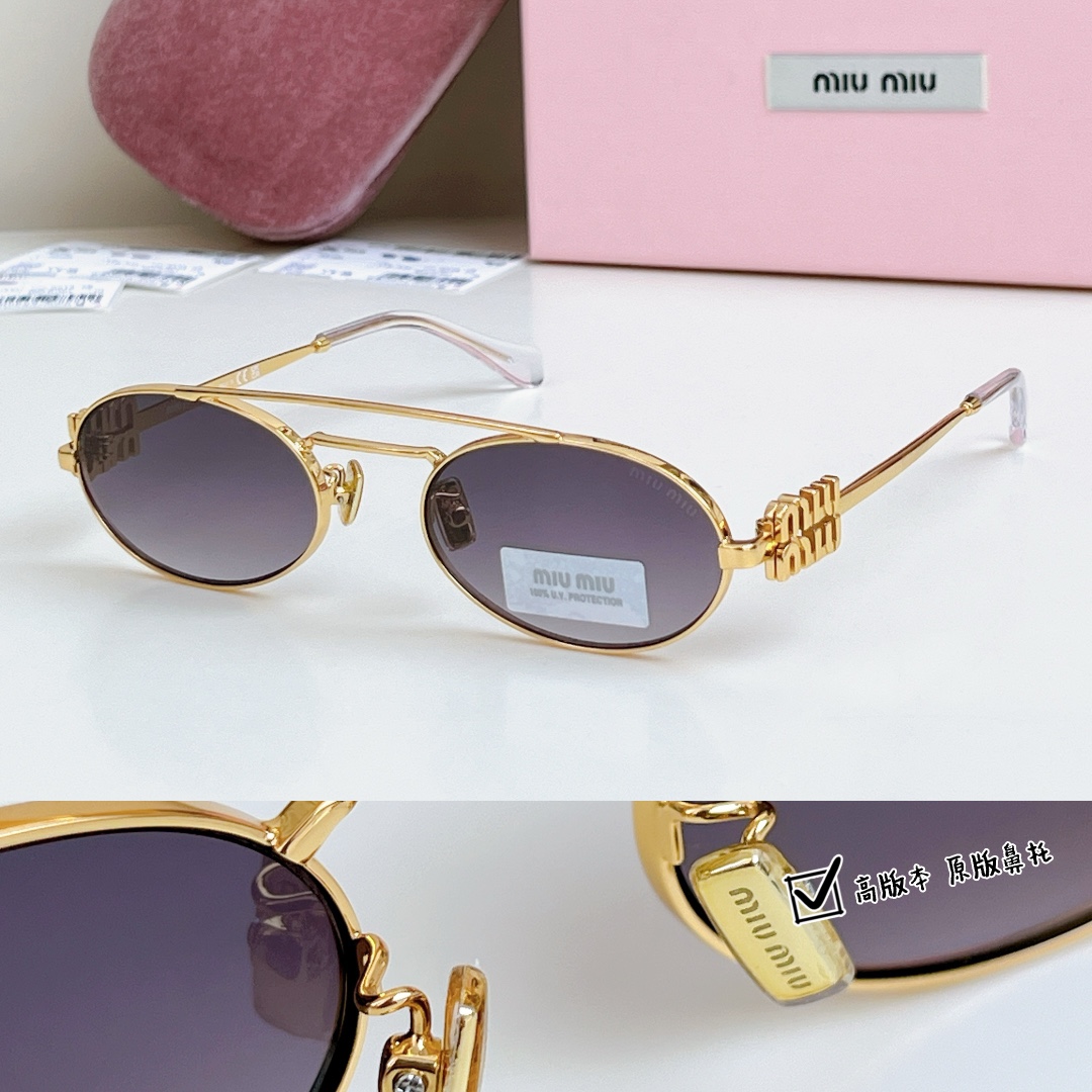  齐色到～原版鼻托
MiuMi* 认准高版本
Mod：MU 54ZS
Size：53-19-140
🔝🔝
