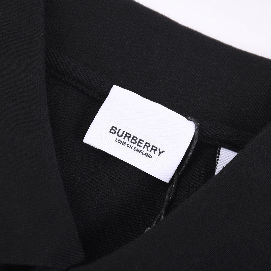 巴宝莉/Burberry 夏季新款 麦穗战马刺绣翻领短袖polo衫