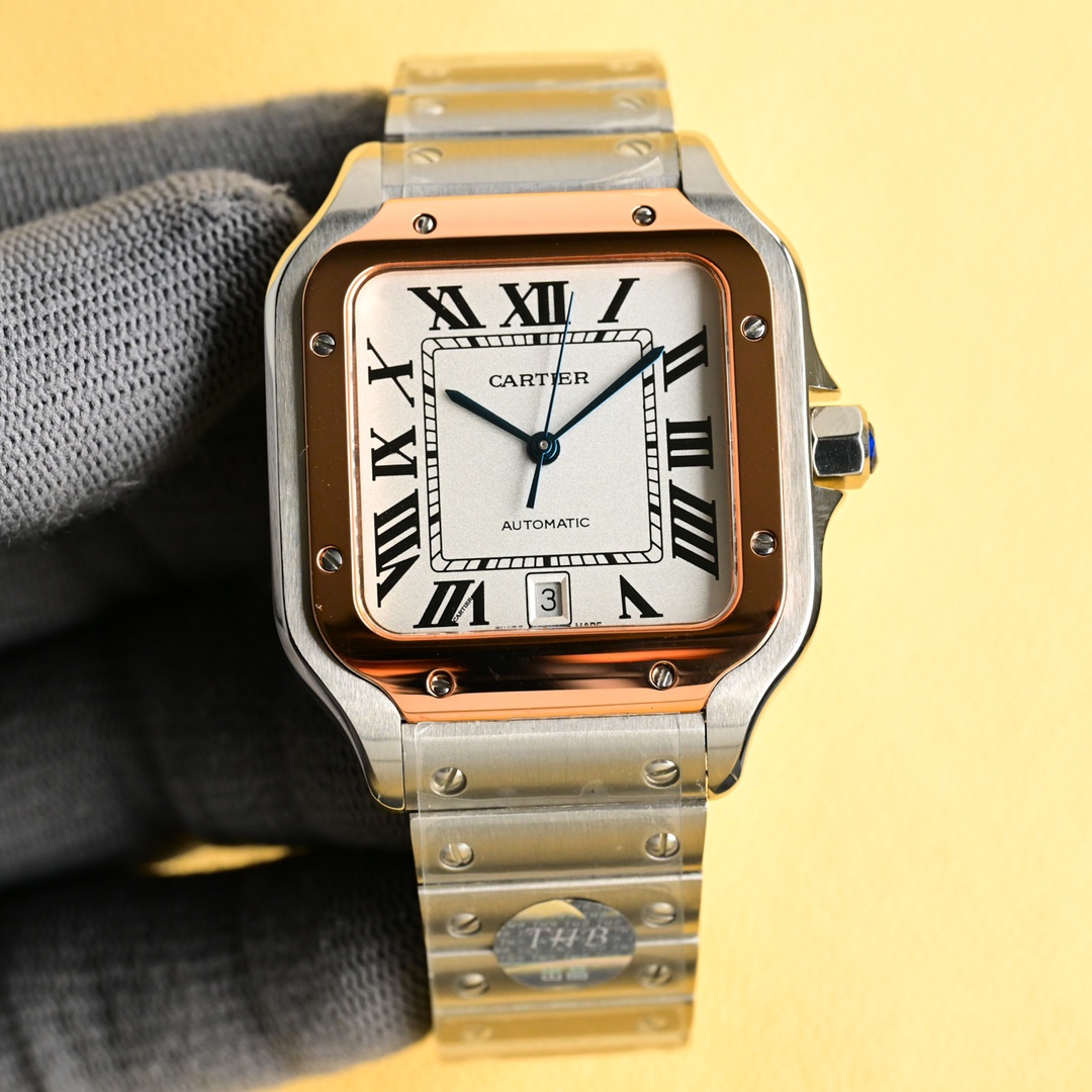 NO:148966,Belt, tape, steel belt, Sandushi, gold packaging, quick release version, 18k packaging, spot, exclusive channel goods 1 [Case] ​​genuine mold opening, equipped with the best imported 316L material case!  2【Dial】The dial with genuine mold opening!  3 [Ship Needle] The Swiss craft fired blue needle is the closest to the authentic baked blue needle!  4【Glass】Swiss whitening film/anti-strings/anti-hand patterns!  AF process processing, leaving no trace!  ,19860909皮带 胶带 钢带 山度士 包金 快拆版本 18k包金现货 独家渠道货 1【表壳】正品开模,搭载最好的进口316L材质表壳！ 2【表盘】正品开模出来的表盘！ 3【表针】瑞士工艺烧制蓝针,最接近正品的烤蓝针！ 4【玻璃】瑞士增透白膜/防弦/防手纹！AF工艺处理,不留痕迹！,,Watch