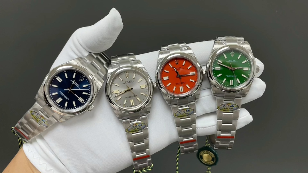 Rolex 劳力士 蚝式恒动系列 3230机芯 ，斜边凌角边面钉，细节拉满 。36-41mm