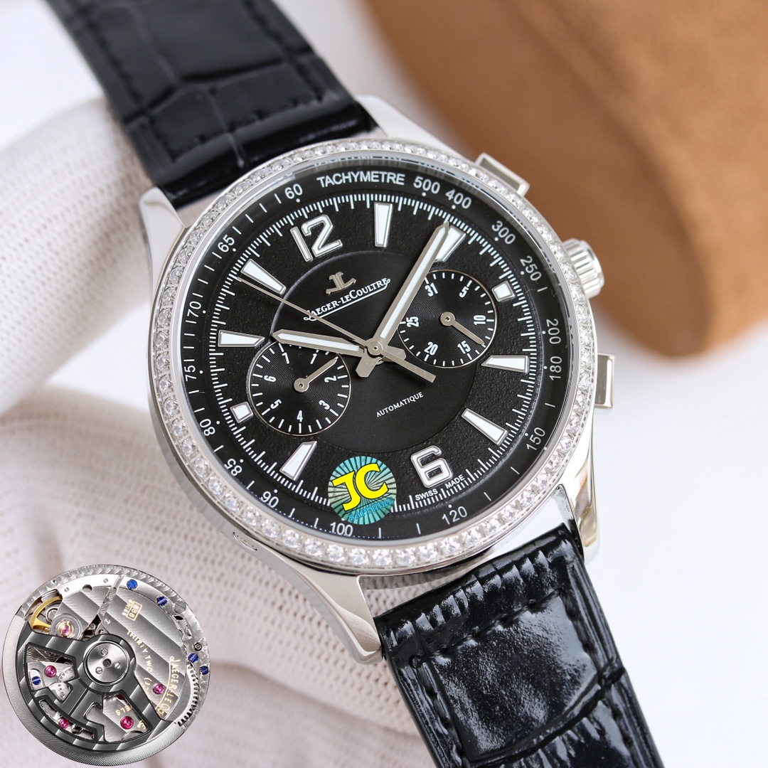 NO:149096,New product JAEGER-LECOULTRE - Jaeger-LeCoultre Beichen series watches, elegant!  [Excellent details] In order to pursue the authentic and gentle effect, the watchmaker grinds carefully and produces fine work. The authentic mold is opened, and the 1:1 reproduction is perfectly consistent with the authentic one. It is made of 316L stainless steel and is made of top CNC craftsmanship, which is exactly the same as the original craftsmanship, making its overall literal texture better. The watch size is 42mmX11.00mm, the custom movement model is 761, and the waterproof depth is 50m dial team breaks through the multi-layer technical bottleneck, strives for perfection, strives for perfection, and restores the sun radial pattern 1:1. The strap is made of top 904L stainless steel, and the original steel folding buckle further shows the luxurious temperament of this watch. It is suitable for all business occasions, simple, refined and elegant!  ,jaeger-lecoultre19860909新品 JAEGER-LECOULTRE——积家北宸系列腕表,儒雅而至~！【精彩细节】 表壳打磨为了追求正品温润如玉的效果,制表师精磨细造,慢工出细活. 正品开模,1:1复刻完美与正品一致,采用316L精钢材质打造和CNC顶级工艺打磨,与原装工艺效果如出一辙,使其整体字面质感更佳.腕表尺寸42mmX11.00mm 机芯型号订制机芯改761,防水深度50m表盘团队突破多层技术瓶颈,力求完美,对12个刻度细节精益求精,1:1还原太阳放射状饰纹. 表带采用顶级904L精钢所制,原装精钢折叠扣更显示这块腕表的豪华气质.适合各种商务场合,简敛精致不失优雅！,,jaeger-lecoultre,Watch