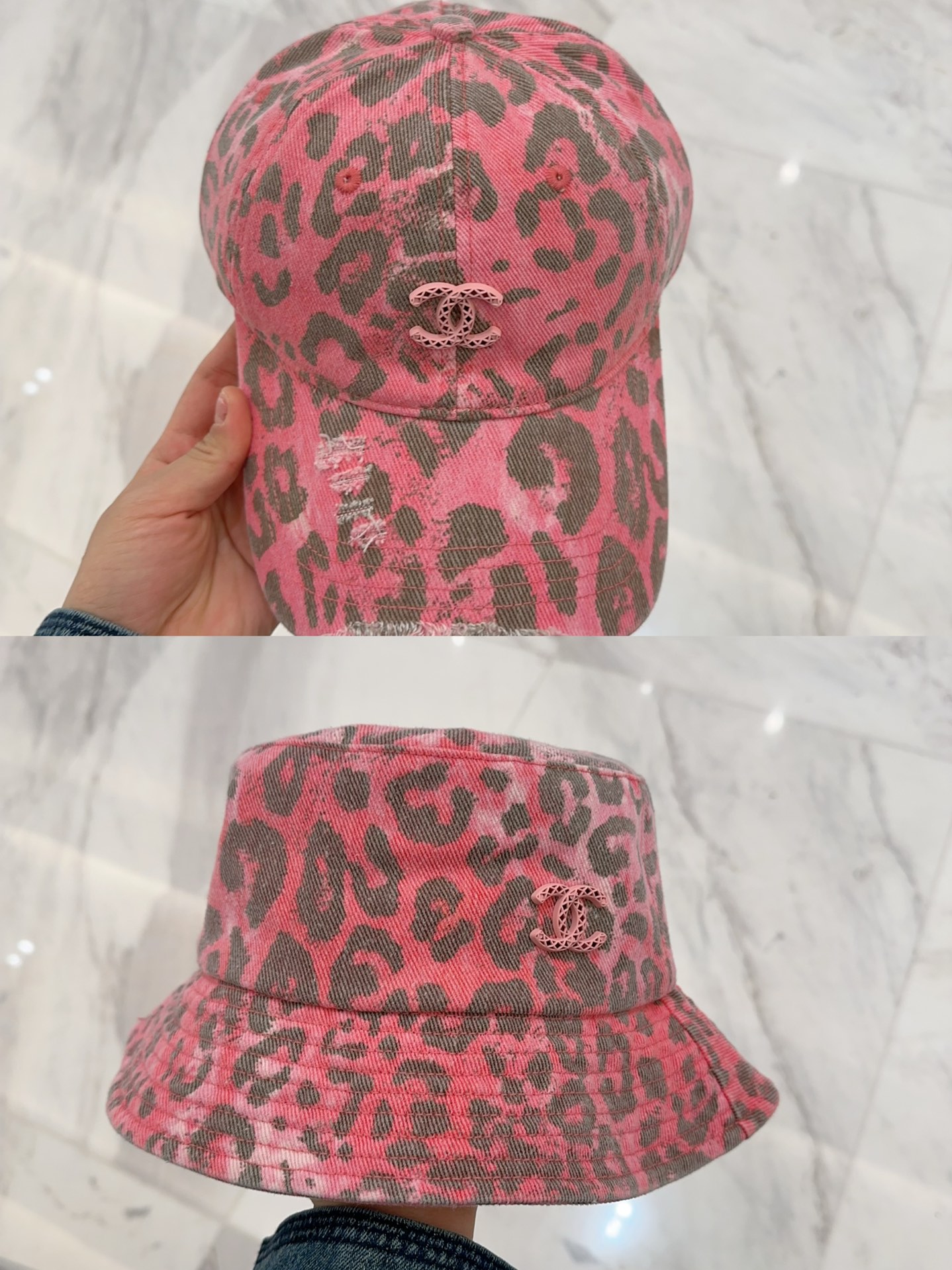 

 CHANEL香奈儿新款🆕棒球帽🔸 节假日旅游带它出去美美哒❕  中古款哟.这种帽子不容易撞款 😬 