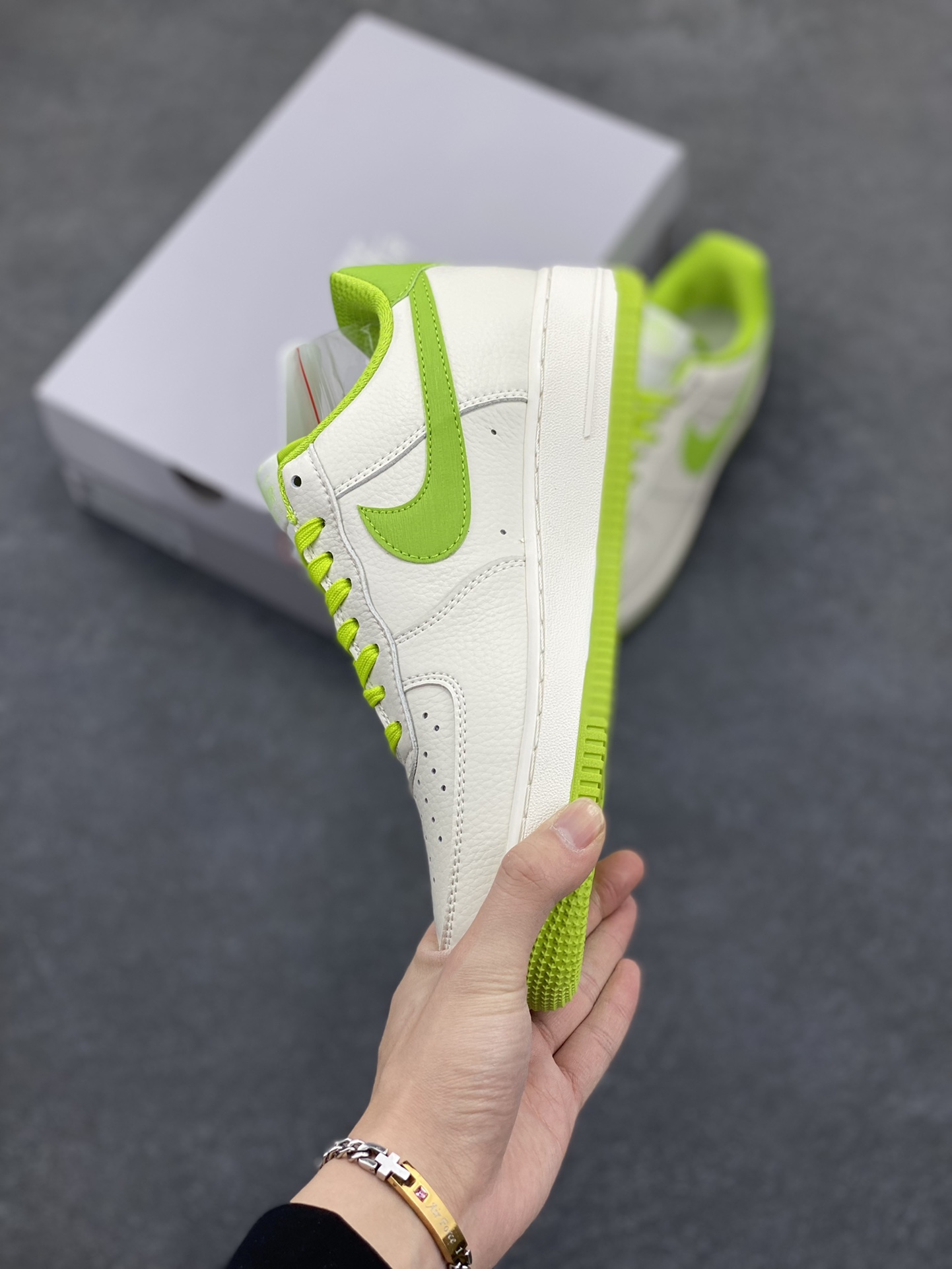 图片[3]-小红书爆款  Nike Air Force 1 Low \’07 “米青色”配色低帮空军一号休闲板鞋 定制皮料 原楦原纸板 纯正空军版型 高清洁度 内置全掌气垫  货号：PR0026-312 尺码：36 36.5 37.5 38 38.5 39 40 40.5 41 42 42.5 43 44 44.5 45-选品中心