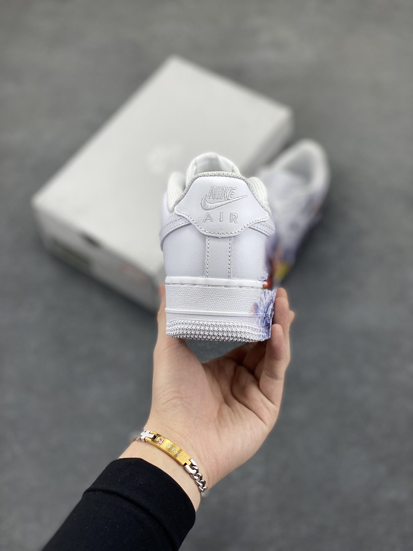 图片[4]-Air Force 1 Low 哪吒手绘涂鸦 原楦头原纸板 打造纯正空军版型 #专注外贸渠道 全掌内置蜂窝气垫 #原盒配件 原厂中底钢印、拉帮完美 货号：315123-111 尺码：36 36.5 37.5 38 38.5 39 40 40.5 41 42 42.5 43 44 44.5 45-选品中心