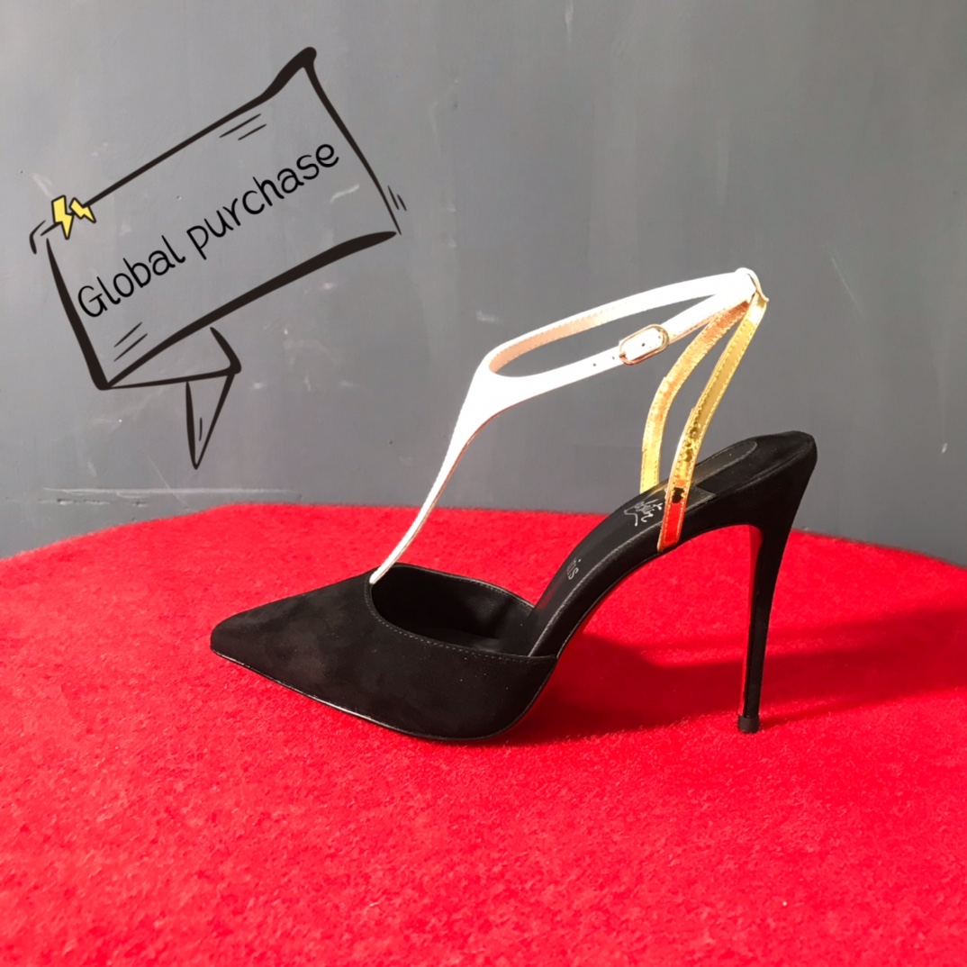 NO:100588,High-end customization 2025 spring and summer classic series!  H10Cm, size 34-42. Customized models are not refundable or exchanged. 9024-. Black deer leather, white cowhide, gold metal leather {sandale boots) Standard European code Official website picture Reference:9024- Color:black/white/gold Material:cowhide Lining:goat leather Heel height:10Cm Sole:leather sole Size:EUR 34-42 (US 4-11):,,christian louboutin,boots,cowhide19860909高端订制 2025春夏精典款系列！ H10Cm,尺码34-42码. 订制款不退不换9024-.黑色鹿皮,白牛皮,金色金属皮｛凉靴款） 标准欧码 官网图 Reference:9024- Color:black/white/gold Material:cowhide Lining:goat leather Heel heigh:10Cm Sole:leather sole Size:EUR 34－42（US 4一11) :,,christian louboutin,boots,cowhide,Women's Shoes