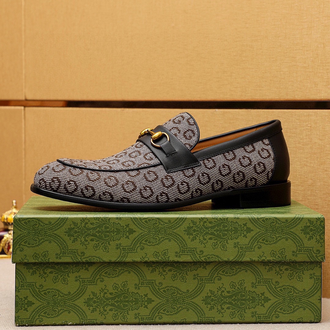 Gucci Loafers in GG Motif Leather with Horsebit Detail - Available in Multiple Colors 5 i1742796101 5809 3