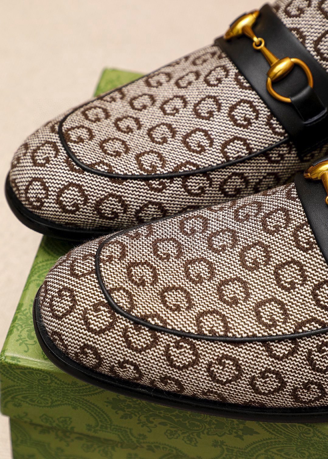 Gucci Loafers in GG Motif Leather with Horsebit Detail - Available in Multiple Colors 7 i1742796101 6836 5