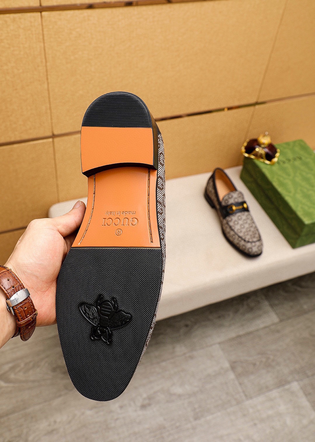 Gucci Loafers in GG Motif Leather with Horsebit Detail - Available in Multiple Colors 10 i1742796101 7589 8