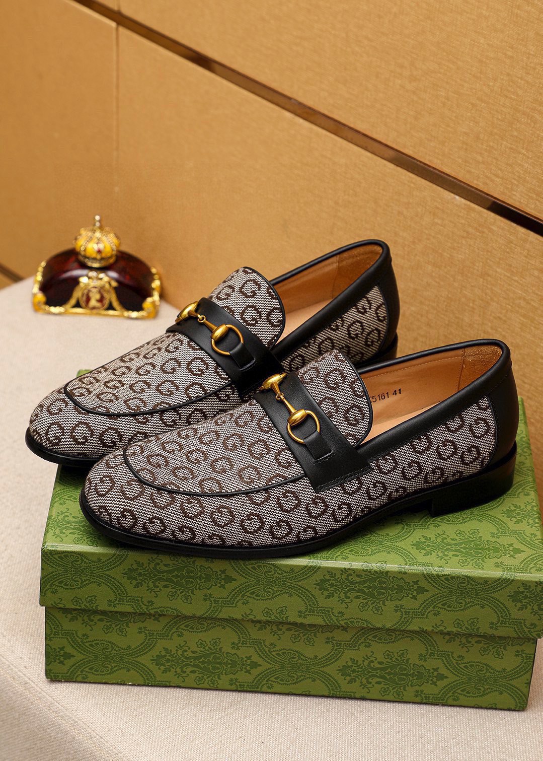 Gucci Loafers in GG Motif Leather with Horsebit Detail - Available in Multiple Colors 3 i1742796101 8629 1