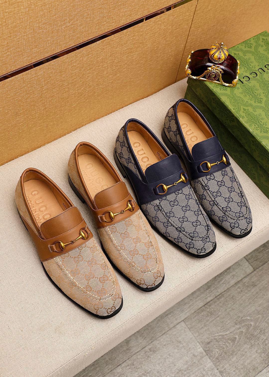 Gucci Men's Leather Loafers with Horsebit Detail - Sizes 38-44 Available 6 i1742796287 4714 4
