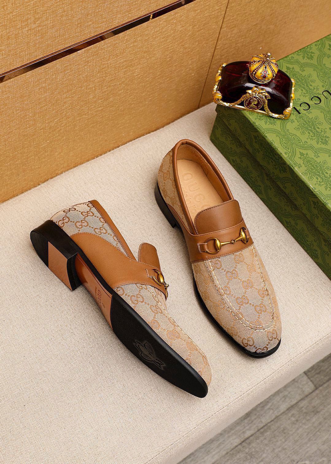 Gucci Men's Leather Loafers with Horsebit Detail - Sizes 38-44 Available 4 i1742796287 6522 2