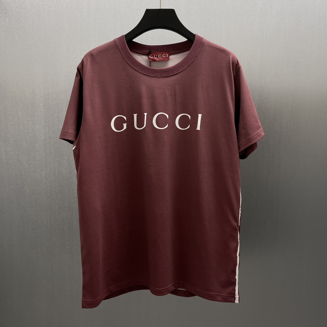🧧GG Camiseta roja Ancora TALLA: S-XL Múltiples prendas de punto de nueva temporada continúan interpretando los element…