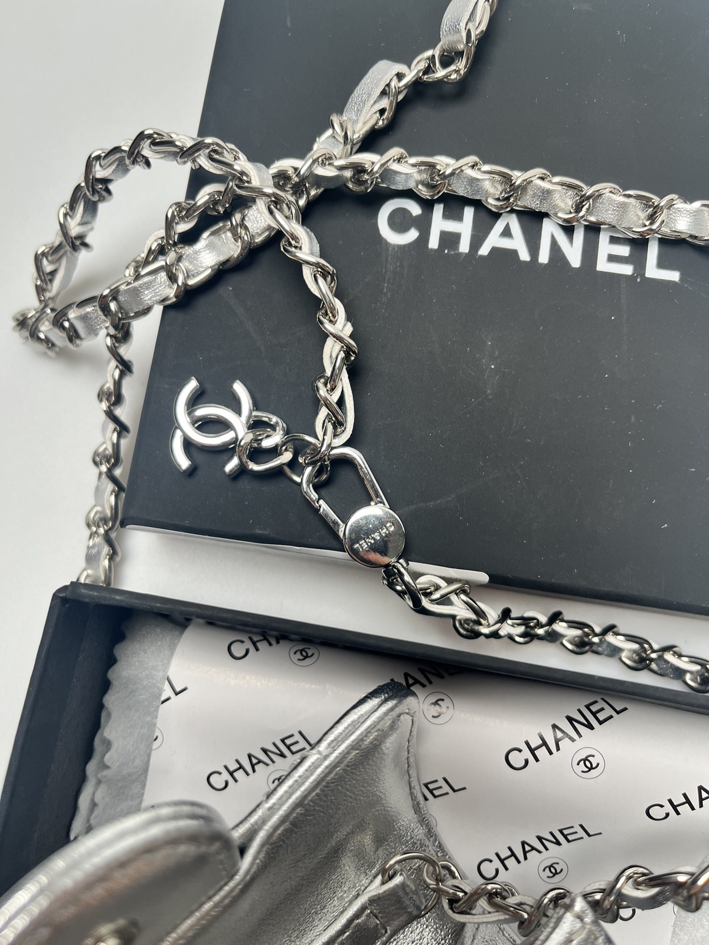 ファッション小物 小腰包 A8937 トレンドの装飾チェーンバッグ