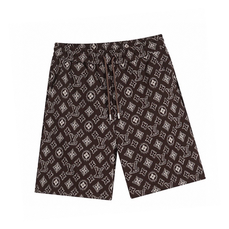 路易威登/Louis Vuitton 夏季新款 满身老花提花面料休闲短裤