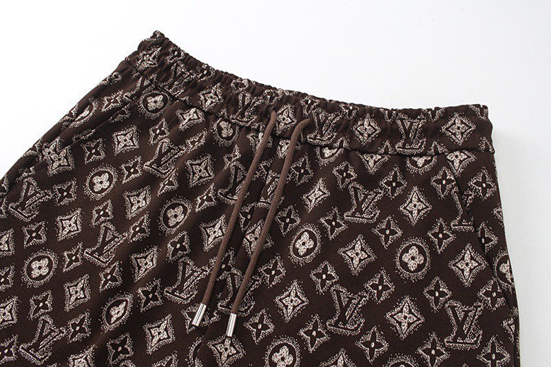 路易威登/Louis Vuitton 夏季新款 满身老花提花面料休闲短裤