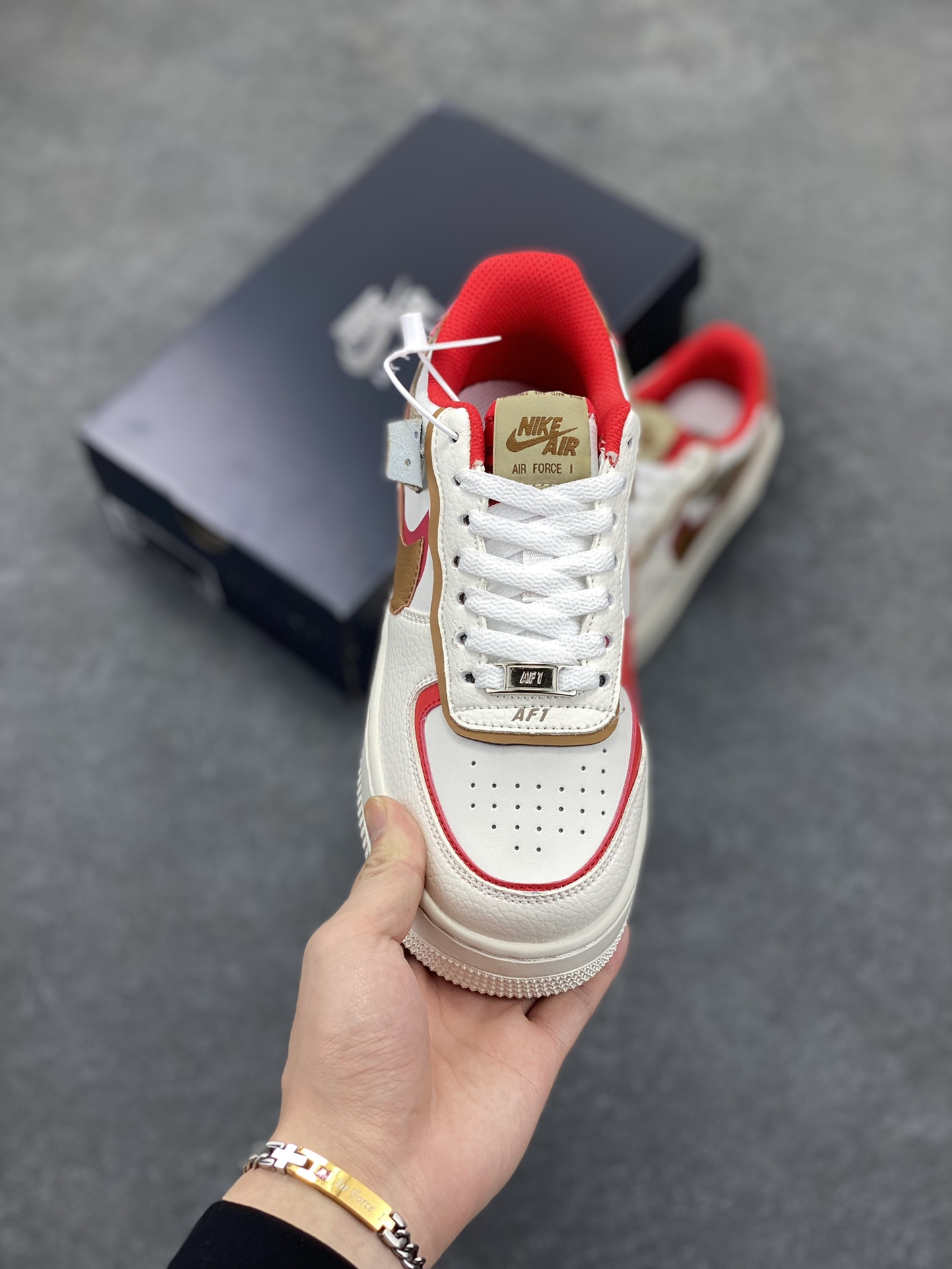 图片[2]-NK Air Force 1 Shadow 轻量增高低帮百搭板鞋\”拼接马卡龙\” 全新少女系解构主义设计双层轻量EVA发泡中底+防滑RB橡胶外圈底鞋底 原楦头原纸板 打造纯正空军版型 专注外贸渠道 全掌内置蜂窝气垫 原盒配件 原厂中底钢印、拉帮完美 货号：HQ3400-030 尺码：35.5 36 36.5 37.5 38 38.5 39 40 40.5 41 42-选品中心