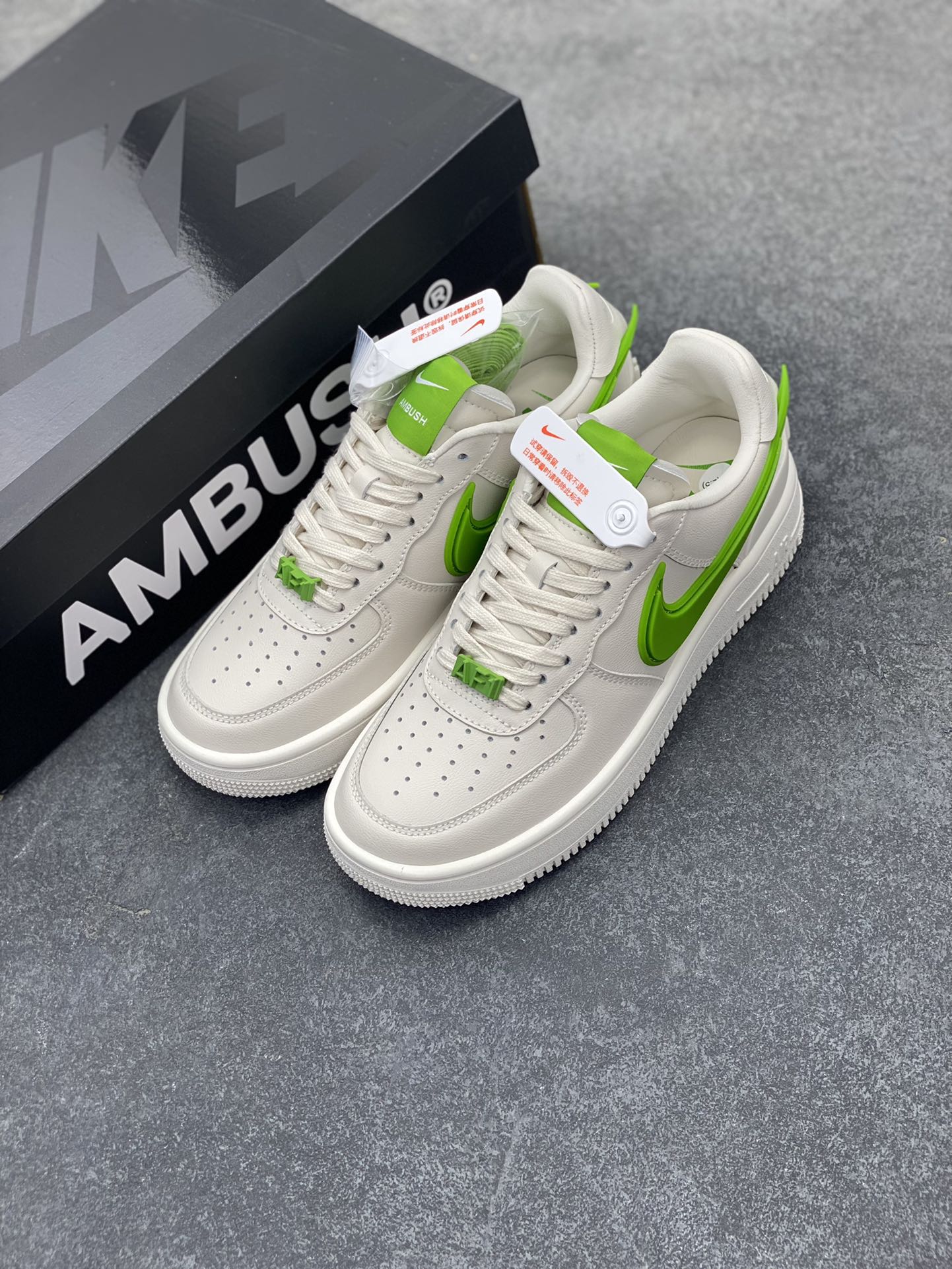 图片[8]-韩裔美籍设计师Yoon Ahn主理时尚品牌AMBUSH x Nike Air Force 1 Low SP\”Phantom\”空军一号宽底版系列低帮百搭休闲运动板鞋 原楦头原纸板 打造纯正空军版型 专注外贸渠道 全掌内置蜂窝气垫 原盒配件 原厂中底钢印、拉帮完美 货号：DV3464-003 尺码：35.5 36 36.5 37.5 38 38.5 39 40 40.5 41 42 42.5 43 44 44.5 45 46 47-选品中心