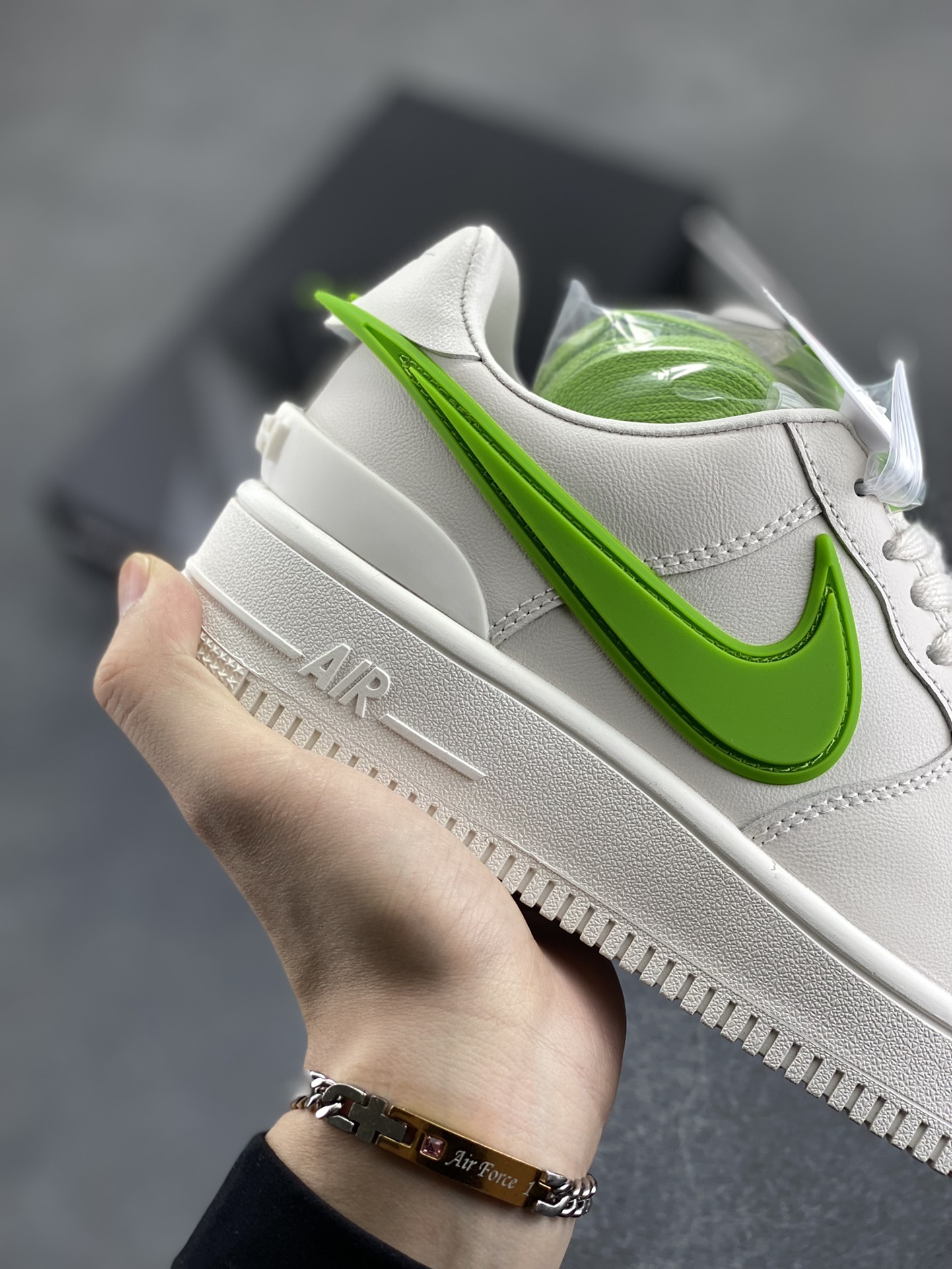 图片[6]-韩裔美籍设计师Yoon Ahn主理时尚品牌AMBUSH x Nike Air Force 1 Low SP\”Phantom\”空军一号宽底版系列低帮百搭休闲运动板鞋 原楦头原纸板 打造纯正空军版型 专注外贸渠道 全掌内置蜂窝气垫 原盒配件 原厂中底钢印、拉帮完美 货号：DV3464-003 尺码：35.5 36 36.5 37.5 38 38.5 39 40 40.5 41 42 42.5 43 44 44.5 45 46 47-选品中心