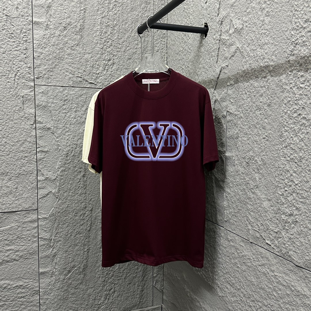 V*Hua*Lun*Tian Nu 2025 Primavera/Verano nuevo clásico estampado de letras personalizado doble hilo algodón puro tejido …