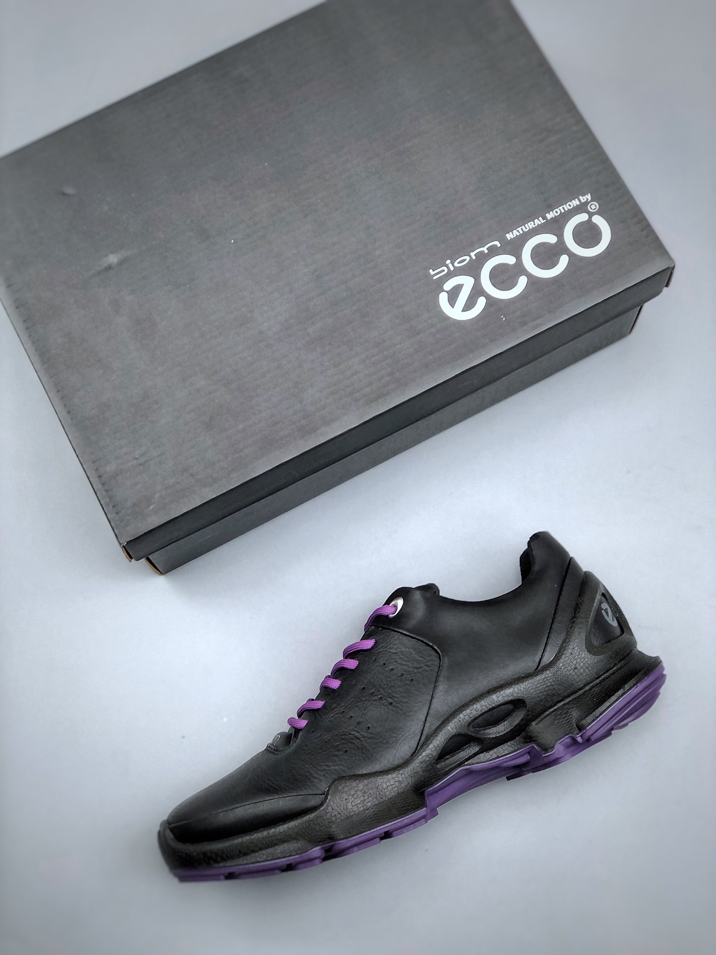 Ecco 2024爱步15周年经典 黑紫女鞋