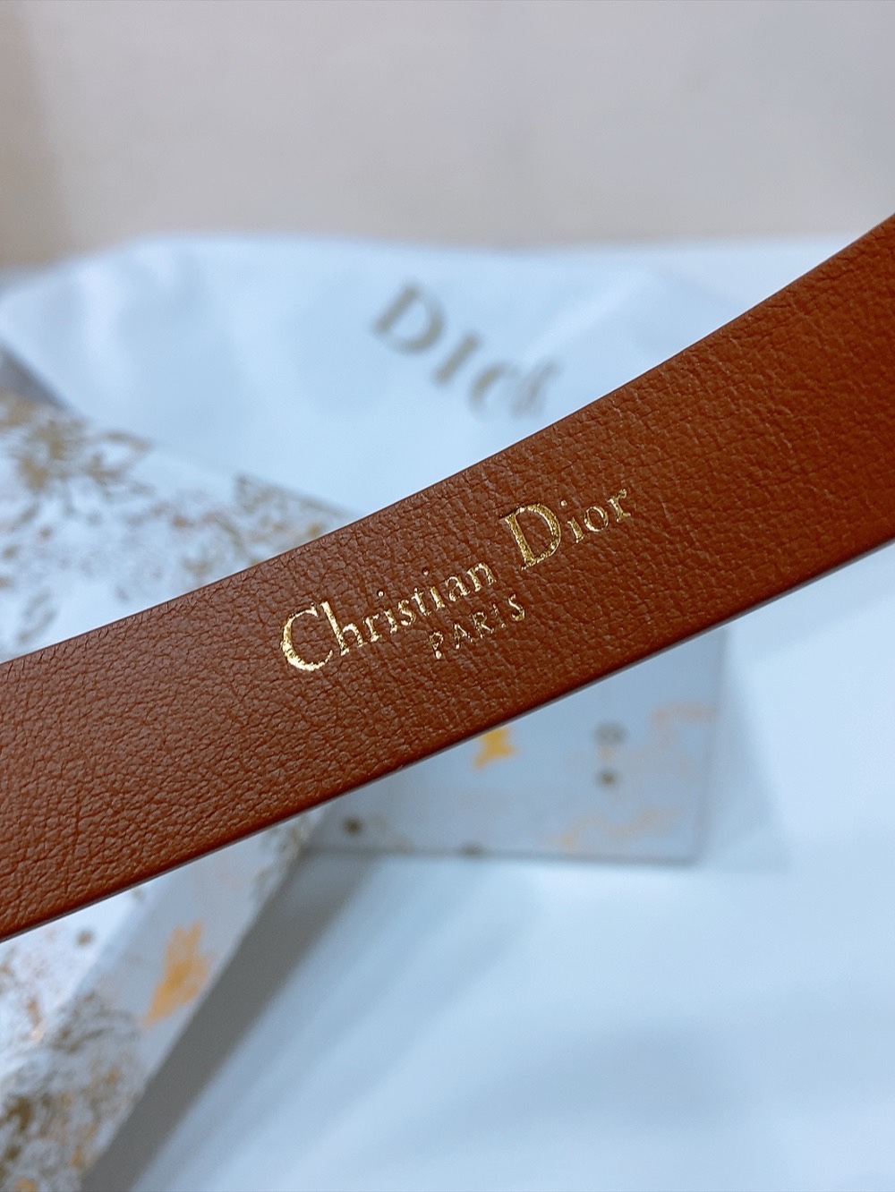 Dior 宽 1.8cm · 代购级 迪奥 Dior Nœud de Dior 腰带 蝴蝶钻扣 宽度18毫米