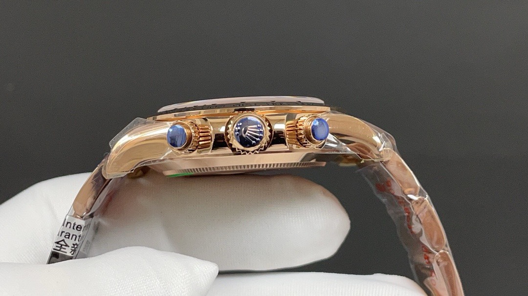 Rolex 今日推荐 玫金迪 带NFC芯片感应保卡 四码合一 40mm 厚12.2mm 7750一档机