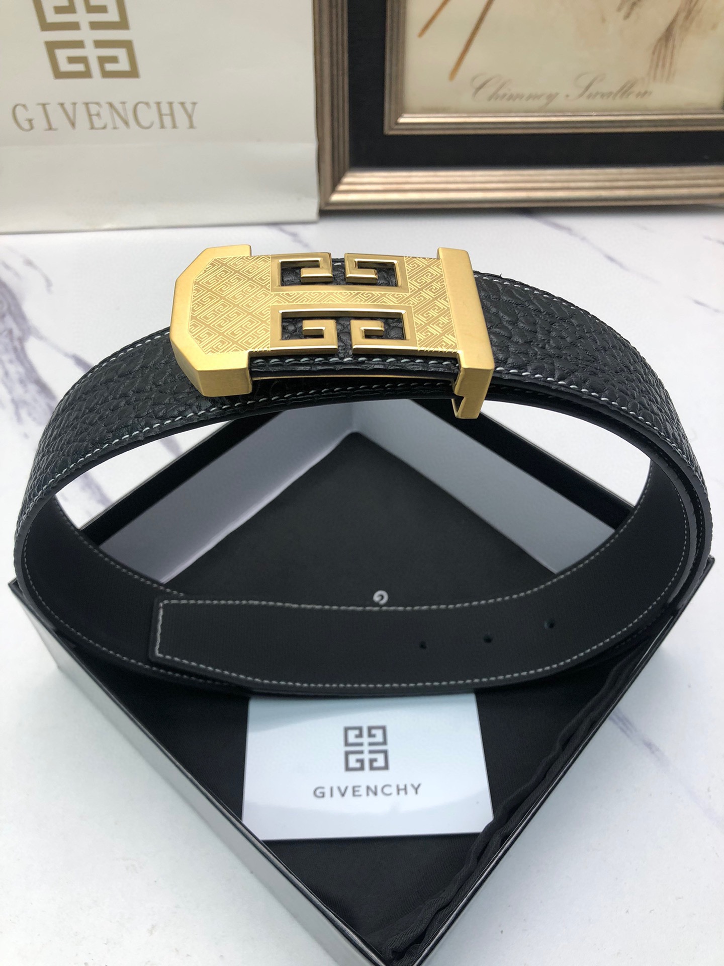Positive-Grade Lynch Belt with Deer Skin for Man with Single-Headed Calves
