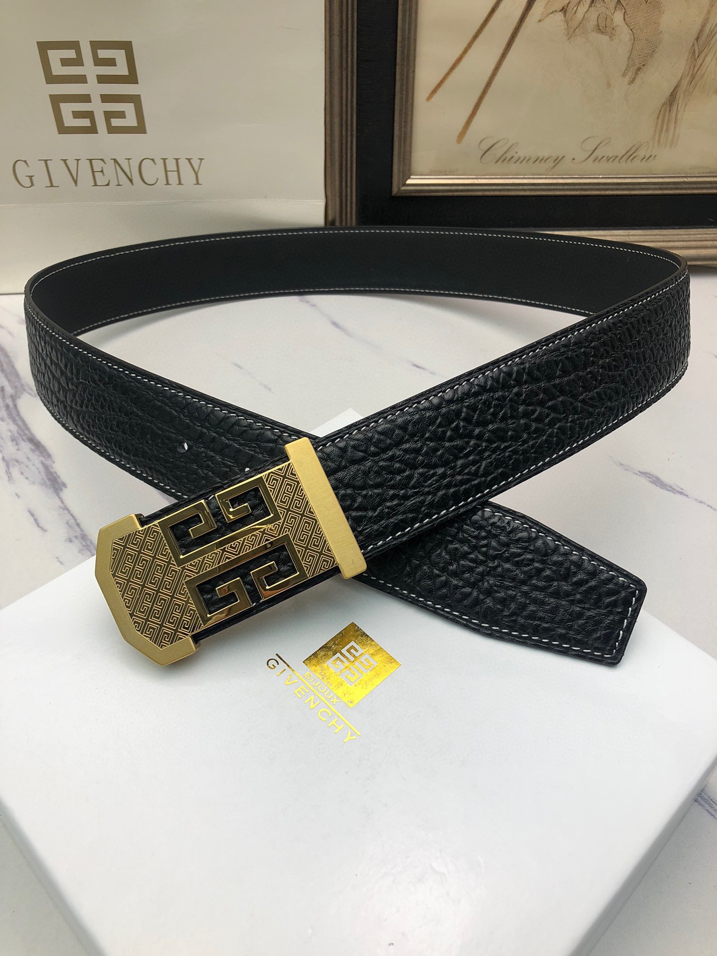 Positive-Grade Lynch Belt with Deer Skin for Man with Single-Headed Calves - 图片 2