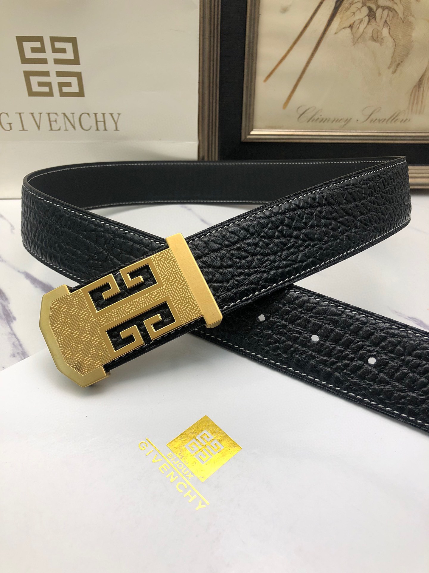 Positive-Grade Lynch Belt with Deer Skin for Man with Single-Headed Calves - 图片 3