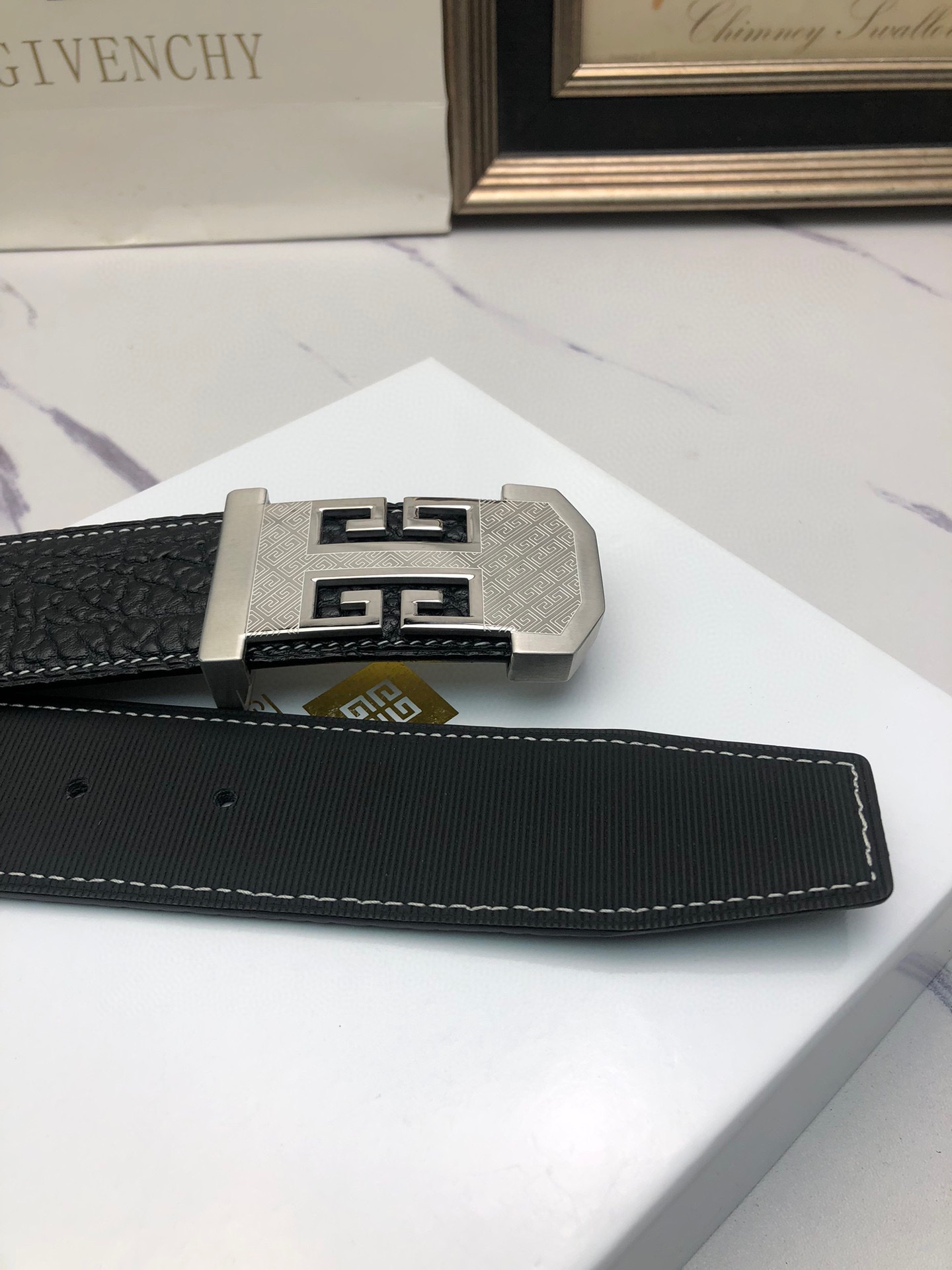 High-Quality Lynch Belt for Man with Single-Headed Calves, Deer Skin, Symbol Decoration - 图片 6