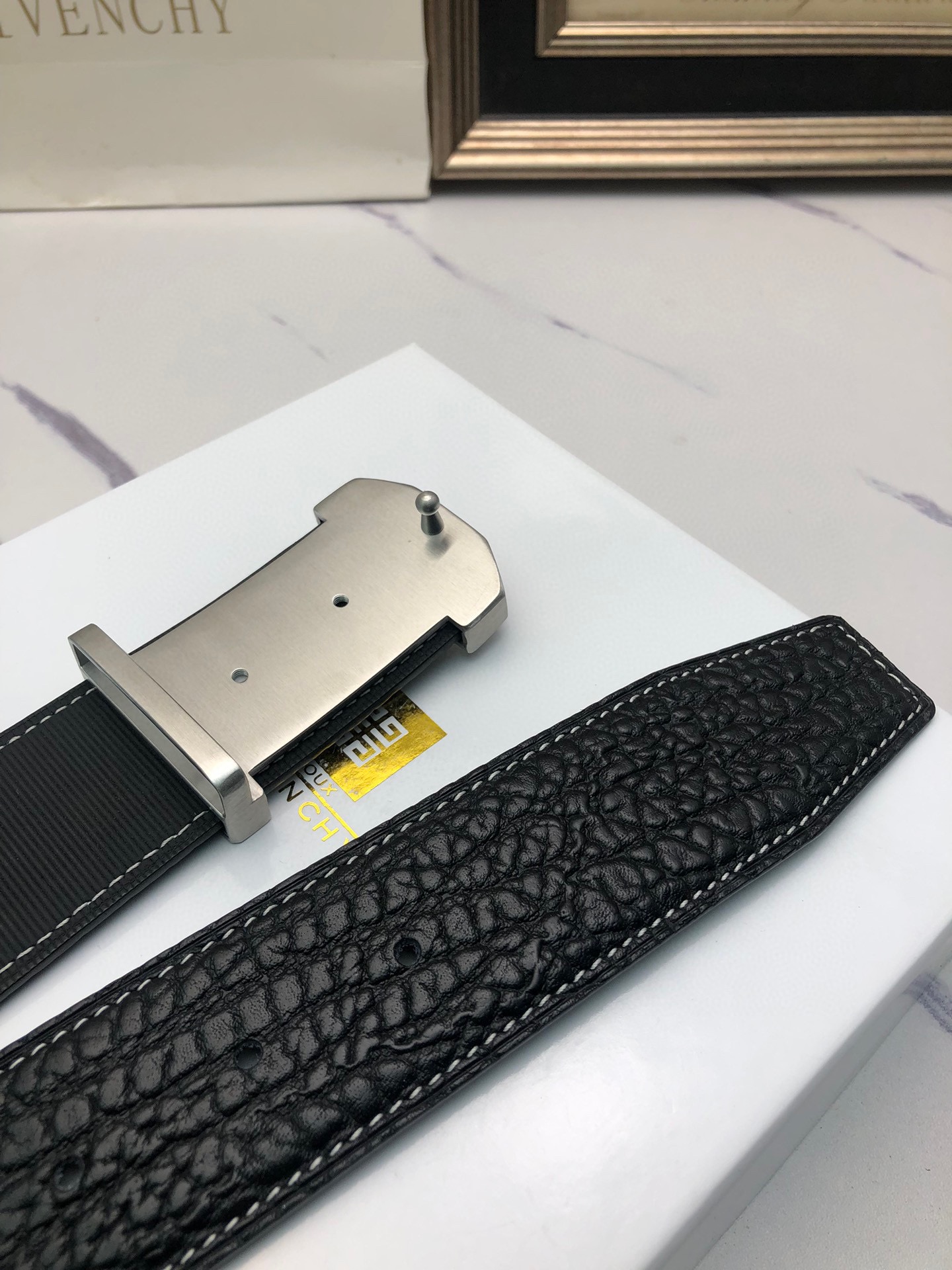 High-Quality Lynch Belt for Man with Single-Headed Calves, Deer Skin, Symbol Decoration - 图片 7