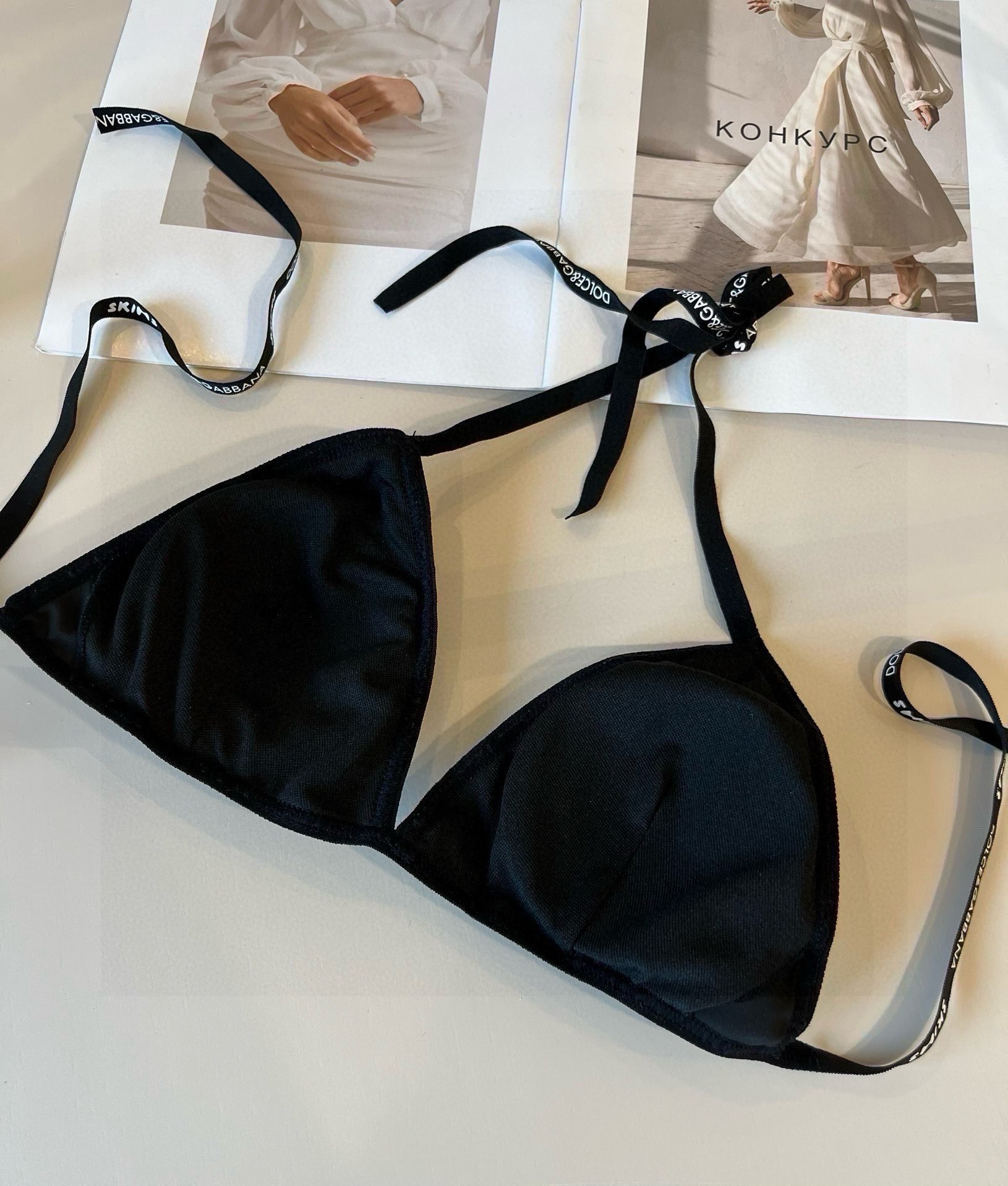 IT’S 196. D.G. DUGARBENA’S NEW LACE OF BIKINI, BLACK AND WHITE SML - 图片 6