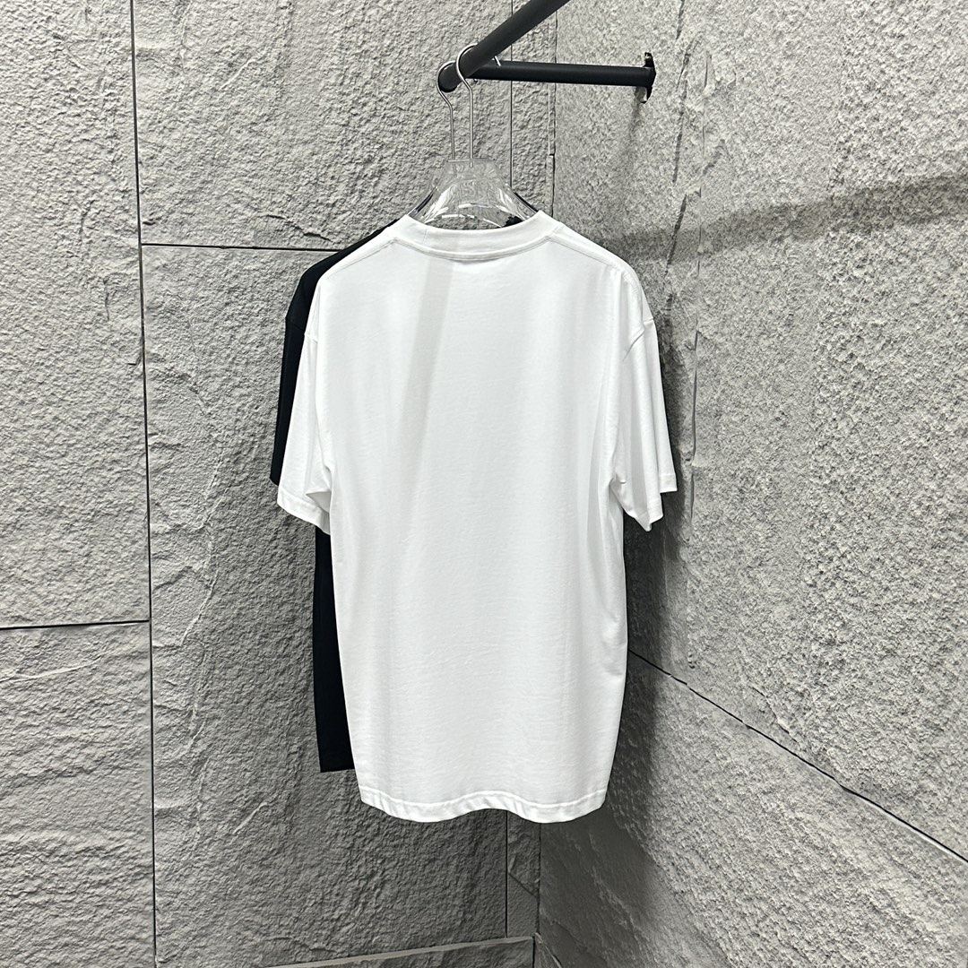 New Spring 2025 Classic Rainbow Letter Stamp T-shirts in Various Sizes and Colors - 图片 6