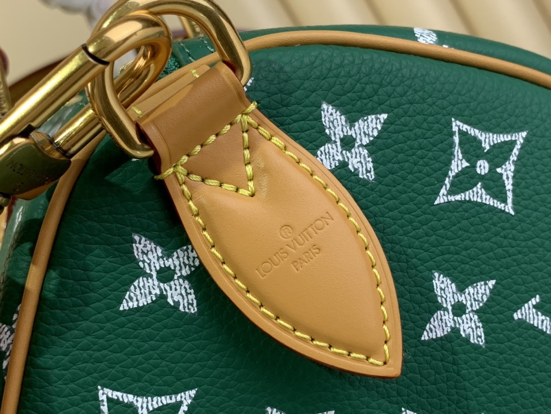 【SPEEDY BANDOULIÈRE30 手袋 】M14077绿色(全皮)本款 Speedy Band