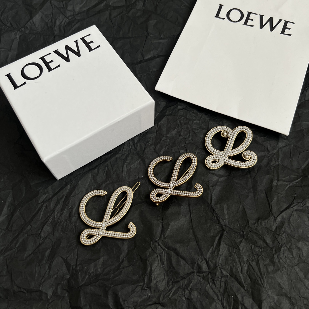 “188 Loewe Z-Bronze Hairpins: Perfectly Carved Detail for Versatile Wear” - 图片 3