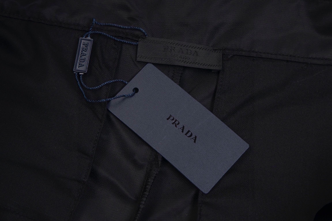 High Version Prada Handbag with Classic Logo Detail in Cotton for Autumn - 图片 3