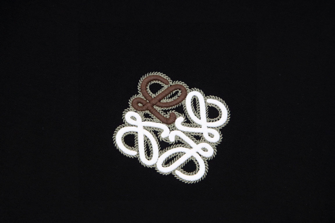 High Version Embroidered Couples T-Shirt with Classic Logo Detail - 图片 6
