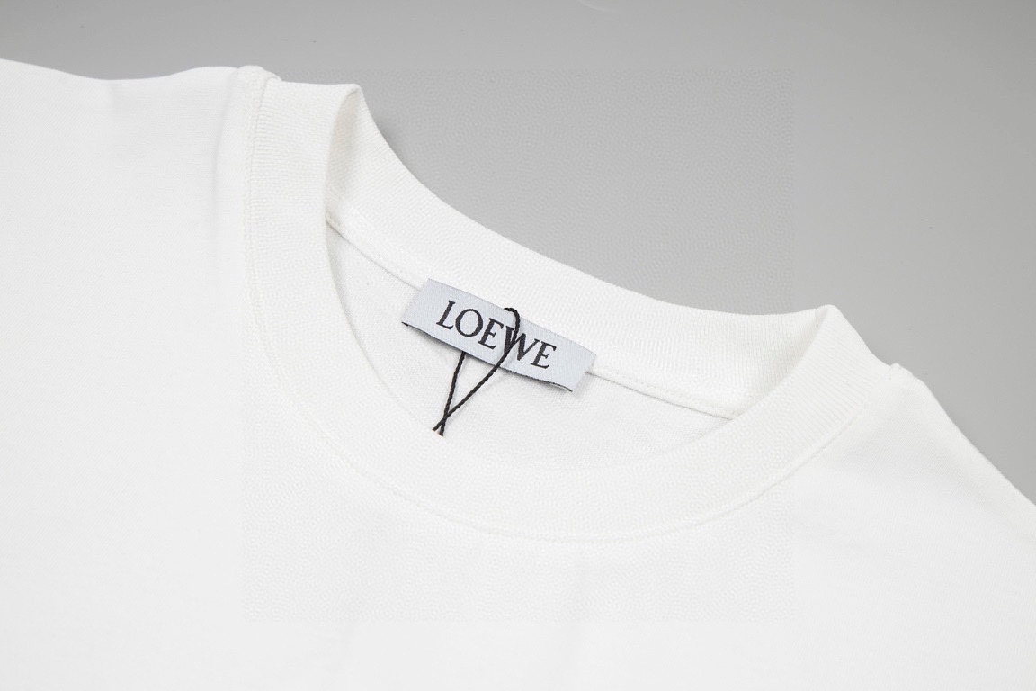 High Version Embroidered Couples T-shirt with Classic Logo Detail Processing - 图片 5